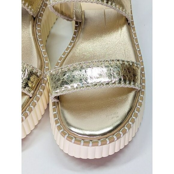 Dolce Vita Daiya Women's Metallic Platinum Platform Sandal Size 9.5 (MSRP $130) - Picture 5 of 11
